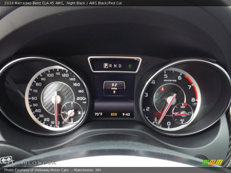Night Black / AMG Black/Red Cut 2014 Mercedes-Benz CLA 45 AMG
