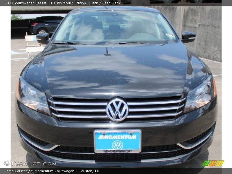 Black / Titan Black 2014 Volkswagen Passat 1.8T Wolfsburg Edition