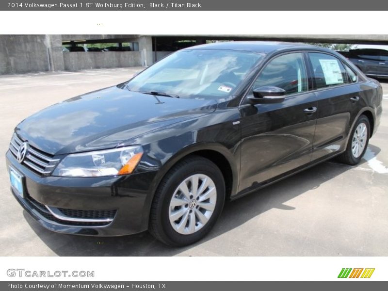 Black / Titan Black 2014 Volkswagen Passat 1.8T Wolfsburg Edition
