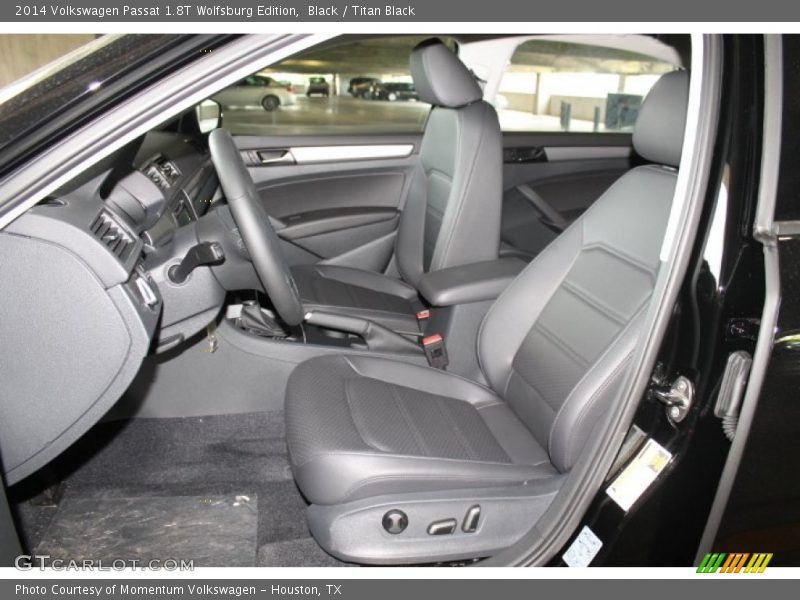 Black / Titan Black 2014 Volkswagen Passat 1.8T Wolfsburg Edition