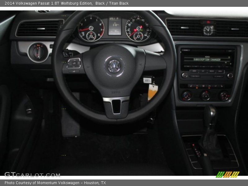 Black / Titan Black 2014 Volkswagen Passat 1.8T Wolfsburg Edition