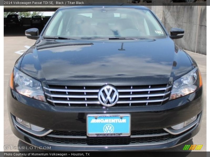 Black / Titan Black 2014 Volkswagen Passat TDI SE