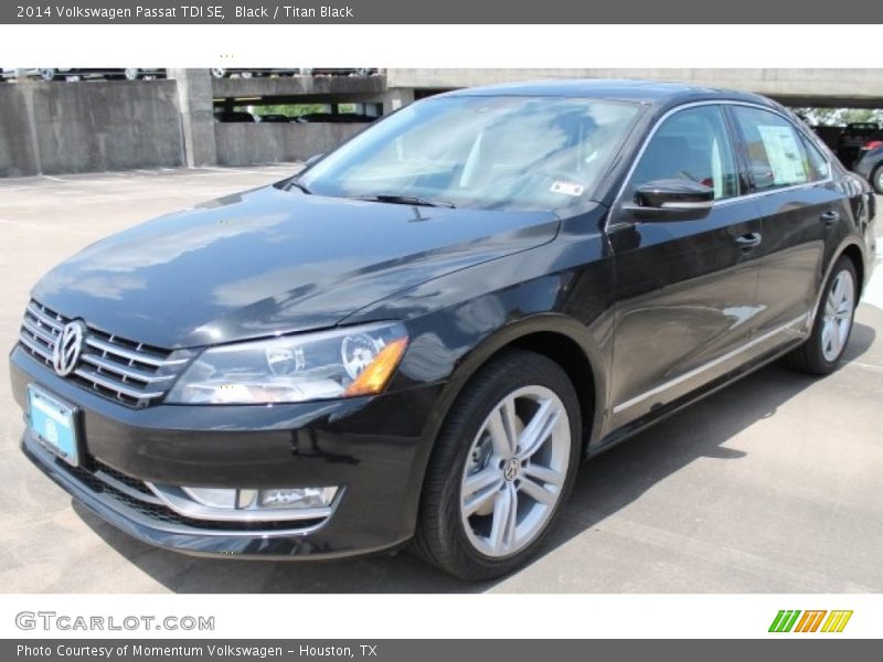 Black / Titan Black 2014 Volkswagen Passat TDI SE