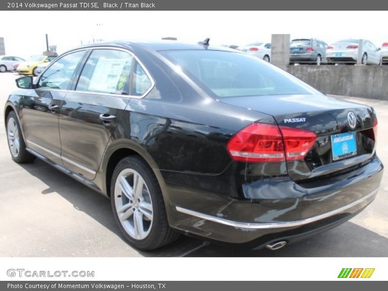 Black / Titan Black 2014 Volkswagen Passat TDI SE