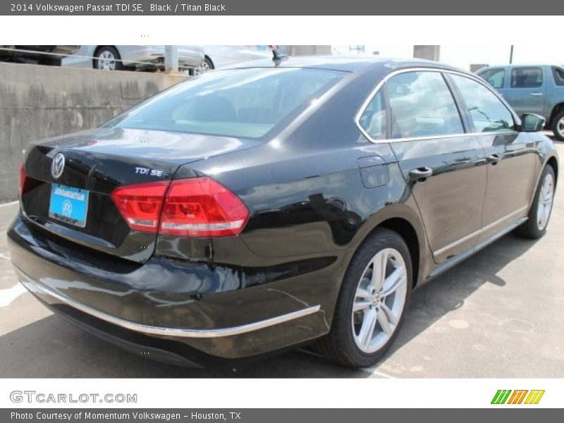 Black / Titan Black 2014 Volkswagen Passat TDI SE