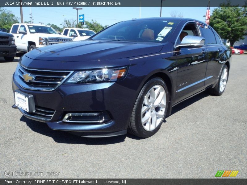 Blue Ray Metallic / Jet Black/Mojave 2014 Chevrolet Impala LTZ