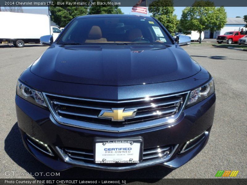 Blue Ray Metallic / Jet Black/Mojave 2014 Chevrolet Impala LTZ