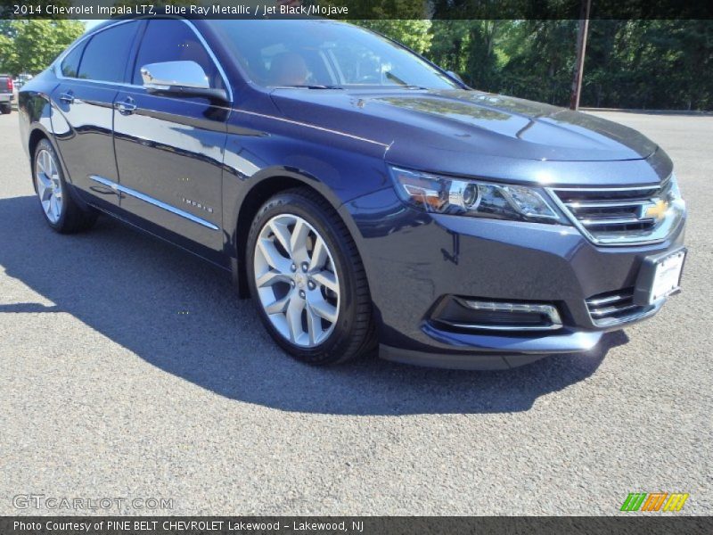 Blue Ray Metallic / Jet Black/Mojave 2014 Chevrolet Impala LTZ