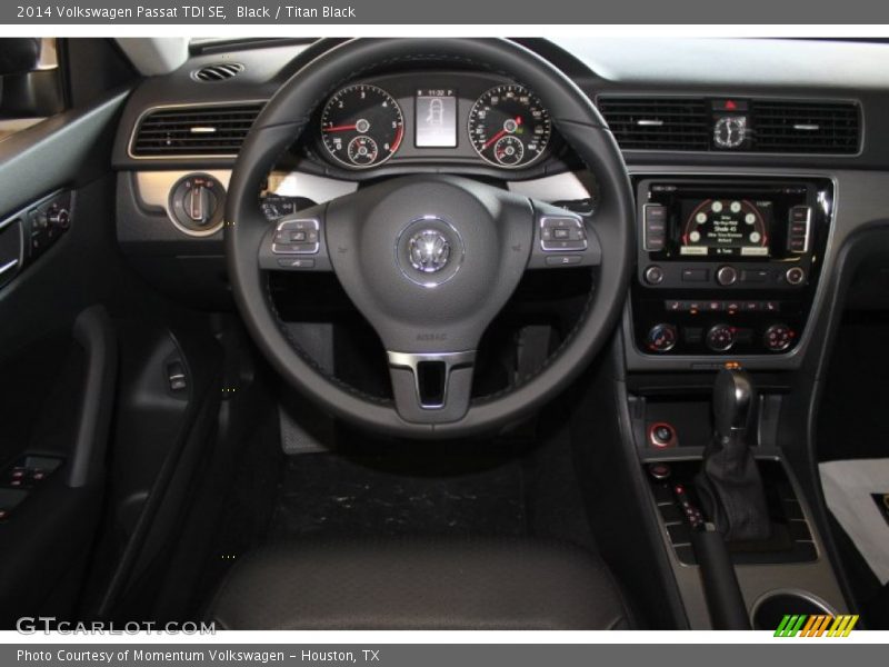 Black / Titan Black 2014 Volkswagen Passat TDI SE