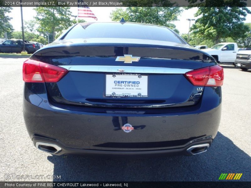 Blue Ray Metallic / Jet Black/Mojave 2014 Chevrolet Impala LTZ