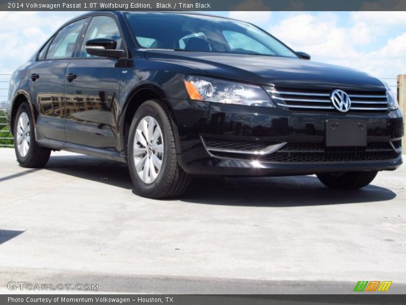 Black / Titan Black 2014 Volkswagen Passat 1.8T Wolfsburg Edition