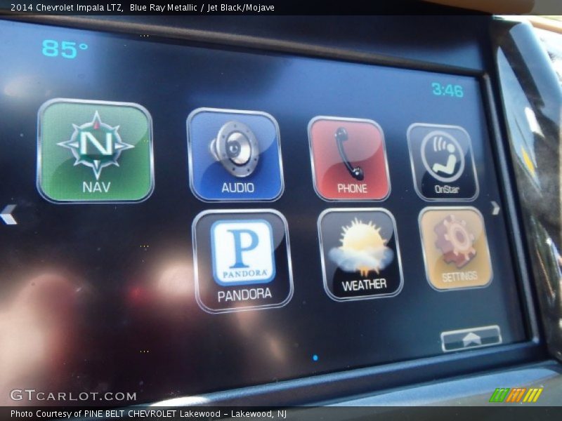 Blue Ray Metallic / Jet Black/Mojave 2014 Chevrolet Impala LTZ
