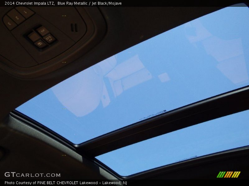 Blue Ray Metallic / Jet Black/Mojave 2014 Chevrolet Impala LTZ