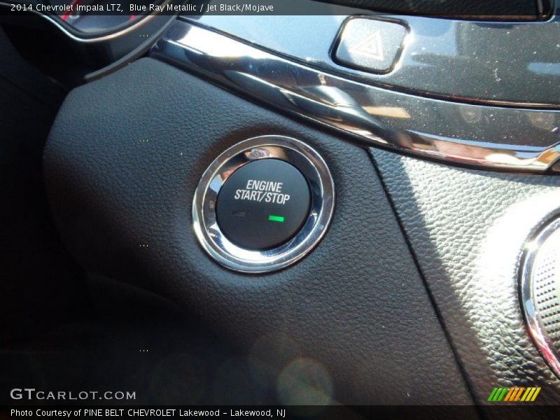 Blue Ray Metallic / Jet Black/Mojave 2014 Chevrolet Impala LTZ