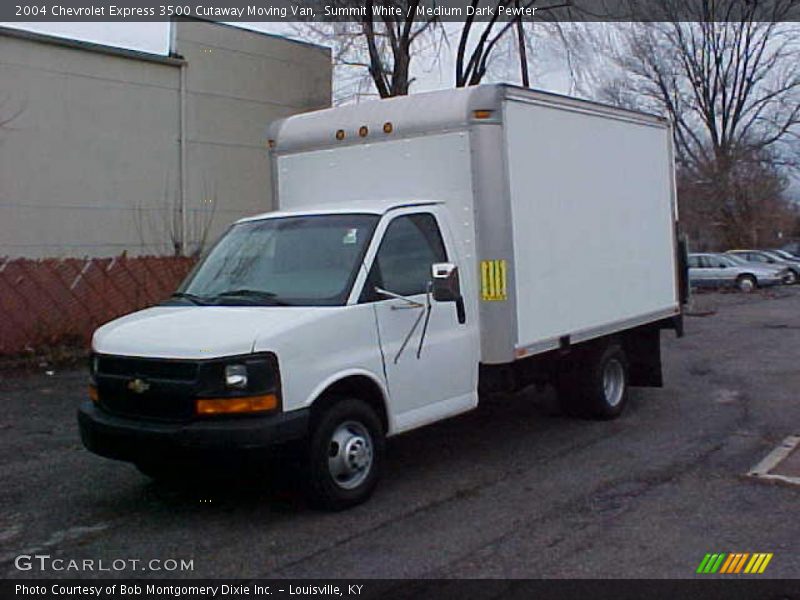 Summit White / Medium Dark Pewter 2004 Chevrolet Express 3500 Cutaway Moving Van