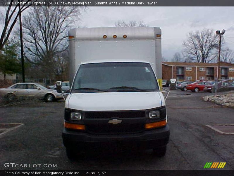 Summit White / Medium Dark Pewter 2004 Chevrolet Express 3500 Cutaway Moving Van