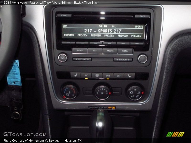 Black / Titan Black 2014 Volkswagen Passat 1.8T Wolfsburg Edition