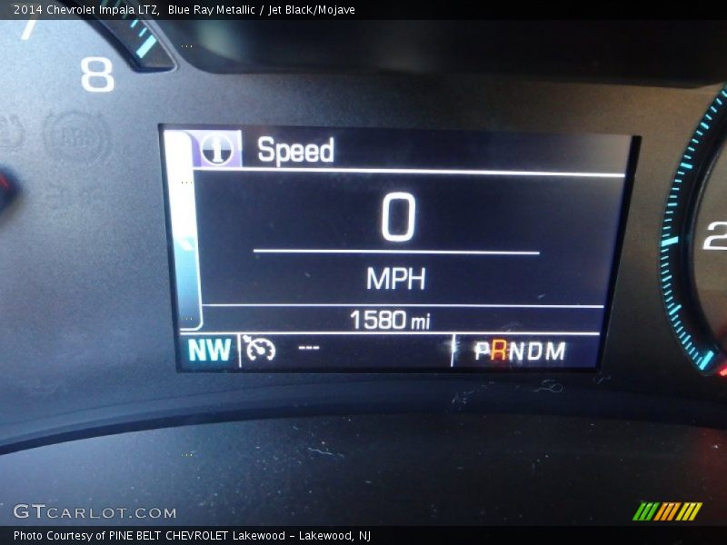 Blue Ray Metallic / Jet Black/Mojave 2014 Chevrolet Impala LTZ