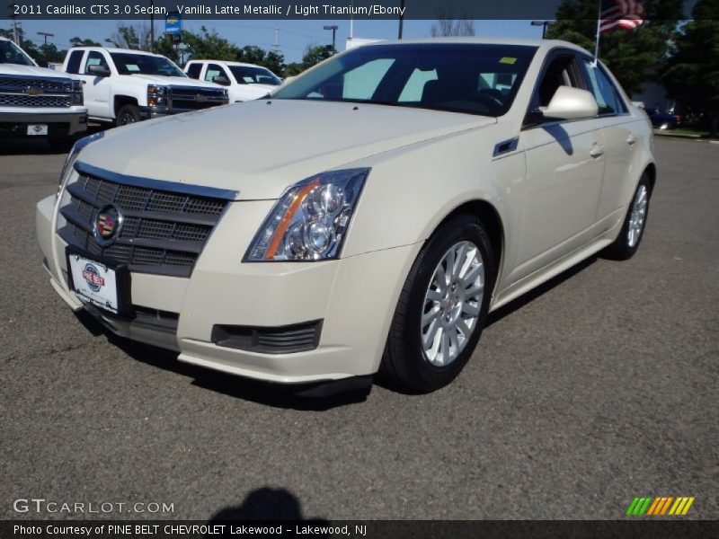 Vanilla Latte Metallic / Light Titanium/Ebony 2011 Cadillac CTS 3.0 Sedan