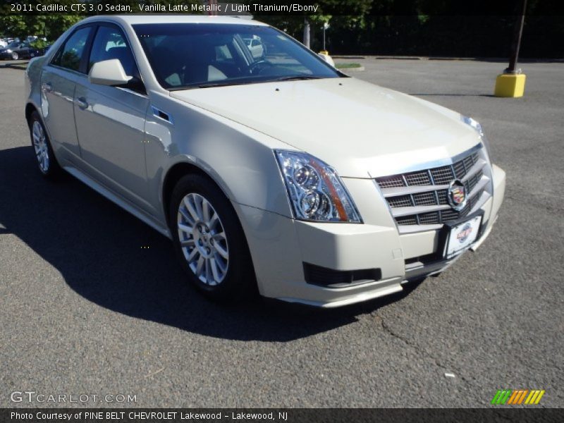 Vanilla Latte Metallic / Light Titanium/Ebony 2011 Cadillac CTS 3.0 Sedan