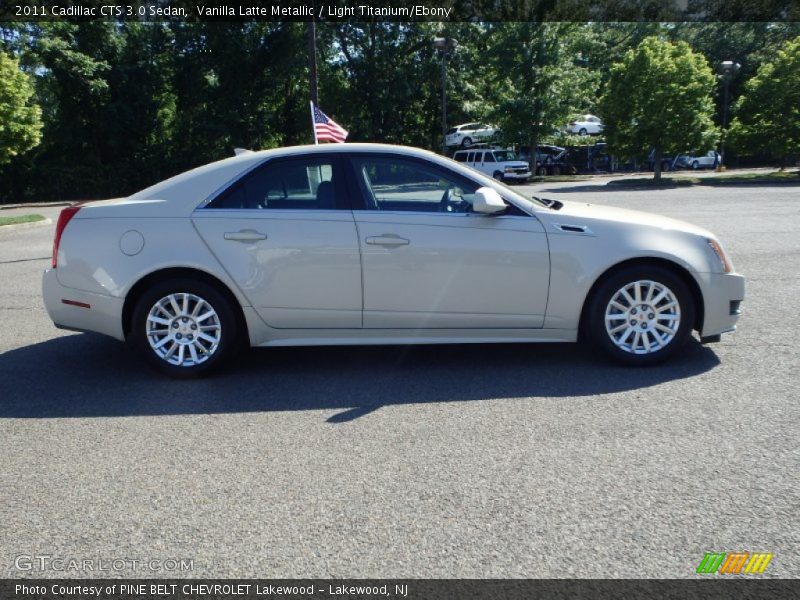 Vanilla Latte Metallic / Light Titanium/Ebony 2011 Cadillac CTS 3.0 Sedan