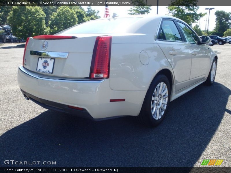 Vanilla Latte Metallic / Light Titanium/Ebony 2011 Cadillac CTS 3.0 Sedan