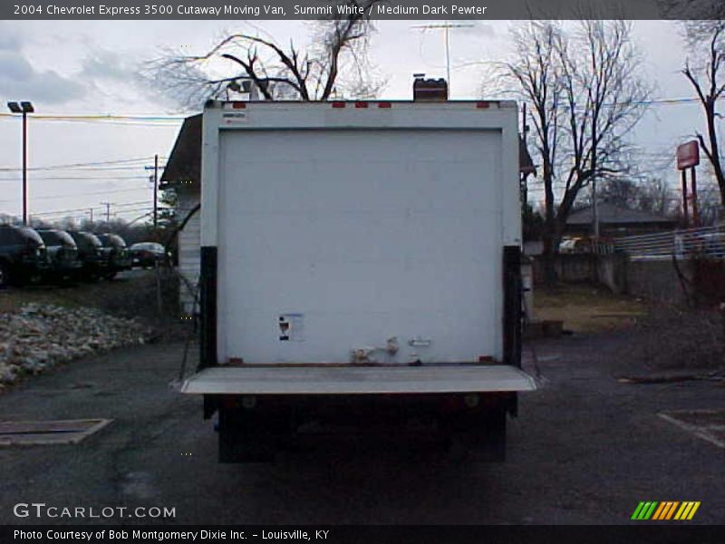 Summit White / Medium Dark Pewter 2004 Chevrolet Express 3500 Cutaway Moving Van