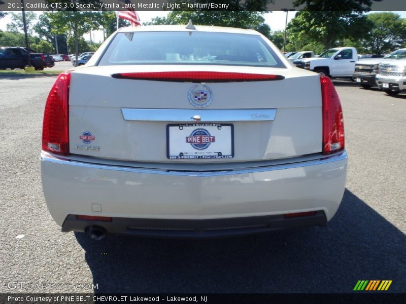 Vanilla Latte Metallic / Light Titanium/Ebony 2011 Cadillac CTS 3.0 Sedan