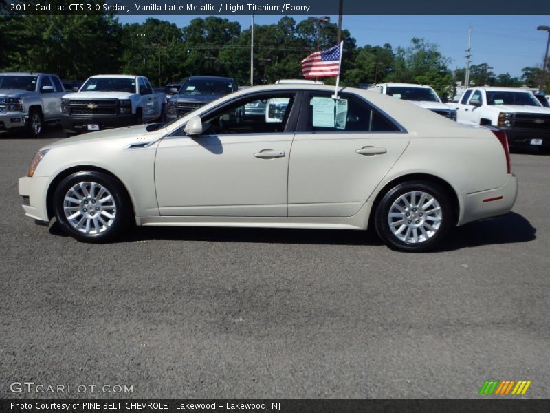 Vanilla Latte Metallic / Light Titanium/Ebony 2011 Cadillac CTS 3.0 Sedan