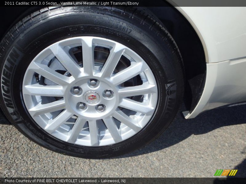 Vanilla Latte Metallic / Light Titanium/Ebony 2011 Cadillac CTS 3.0 Sedan
