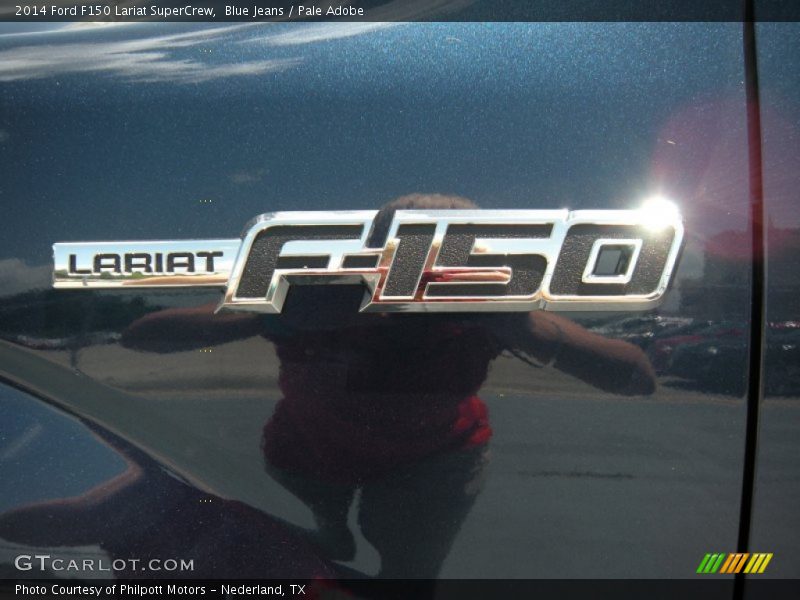 Blue Jeans / Pale Adobe 2014 Ford F150 Lariat SuperCrew
