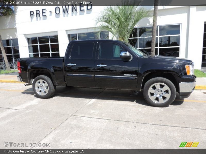 Onyx Black / Ebony 2012 GMC Sierra 1500 SLE Crew Cab