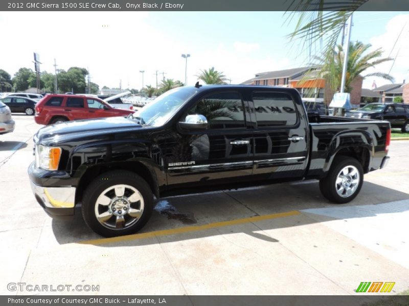 Onyx Black / Ebony 2012 GMC Sierra 1500 SLE Crew Cab