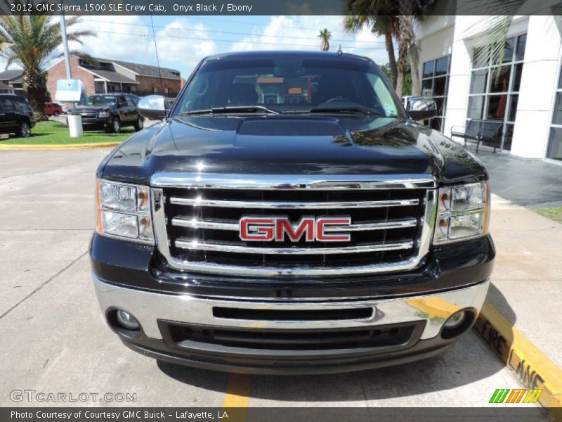 Onyx Black / Ebony 2012 GMC Sierra 1500 SLE Crew Cab