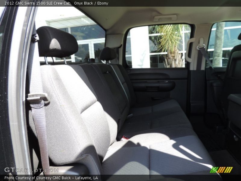 Onyx Black / Ebony 2012 GMC Sierra 1500 SLE Crew Cab