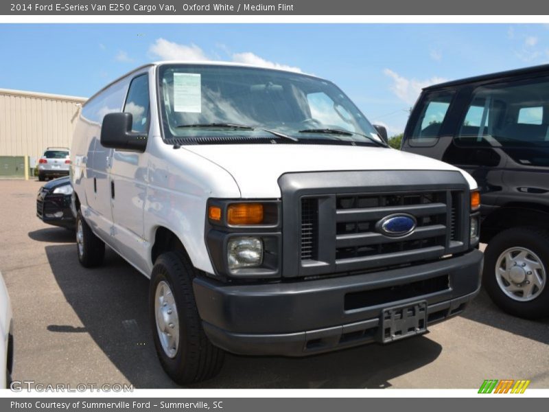 Oxford White / Medium Flint 2014 Ford E-Series Van E250 Cargo Van