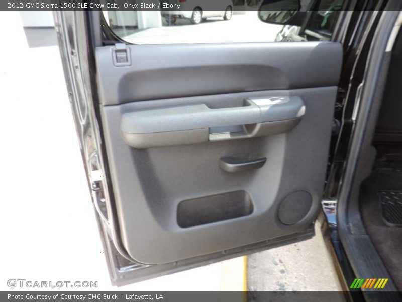 Onyx Black / Ebony 2012 GMC Sierra 1500 SLE Crew Cab