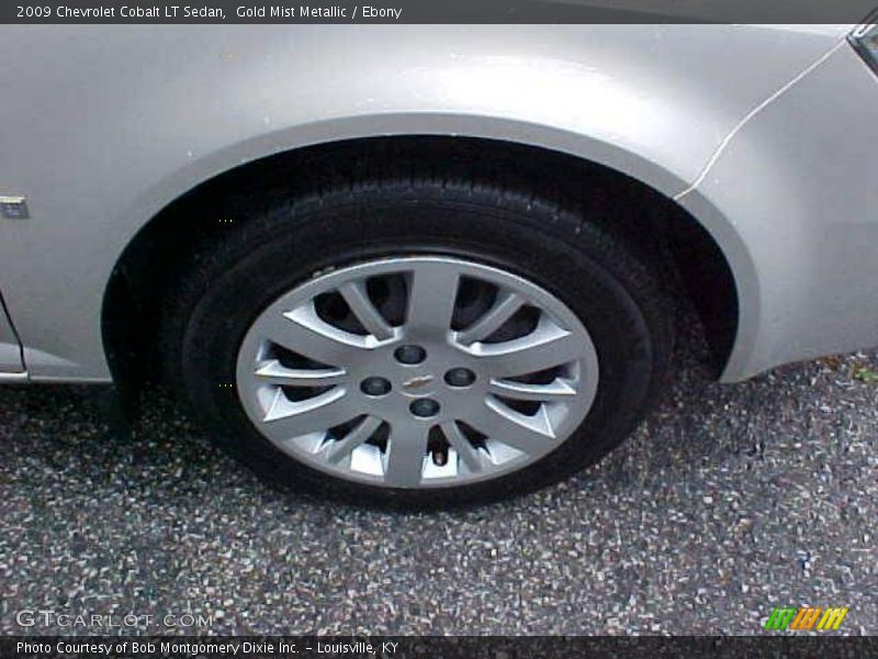 Gold Mist Metallic / Ebony 2009 Chevrolet Cobalt LT Sedan