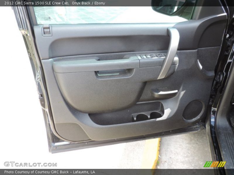 Onyx Black / Ebony 2012 GMC Sierra 1500 SLE Crew Cab
