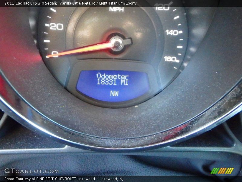 Vanilla Latte Metallic / Light Titanium/Ebony 2011 Cadillac CTS 3.0 Sedan