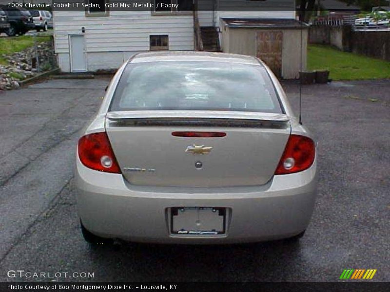 Gold Mist Metallic / Ebony 2009 Chevrolet Cobalt LT Sedan