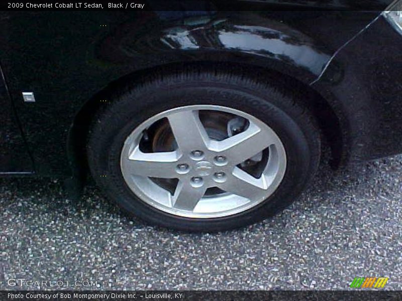 Black / Gray 2009 Chevrolet Cobalt LT Sedan