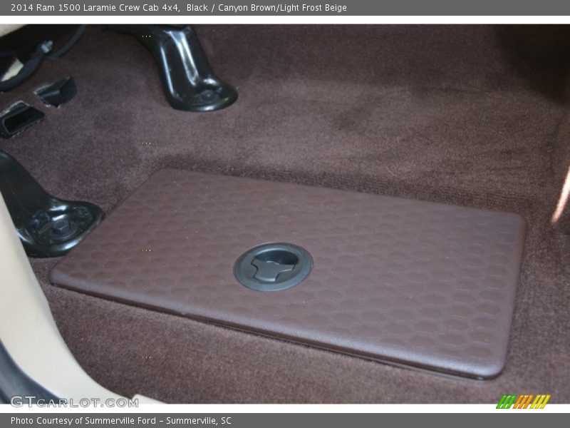 Black / Canyon Brown/Light Frost Beige 2014 Ram 1500 Laramie Crew Cab 4x4