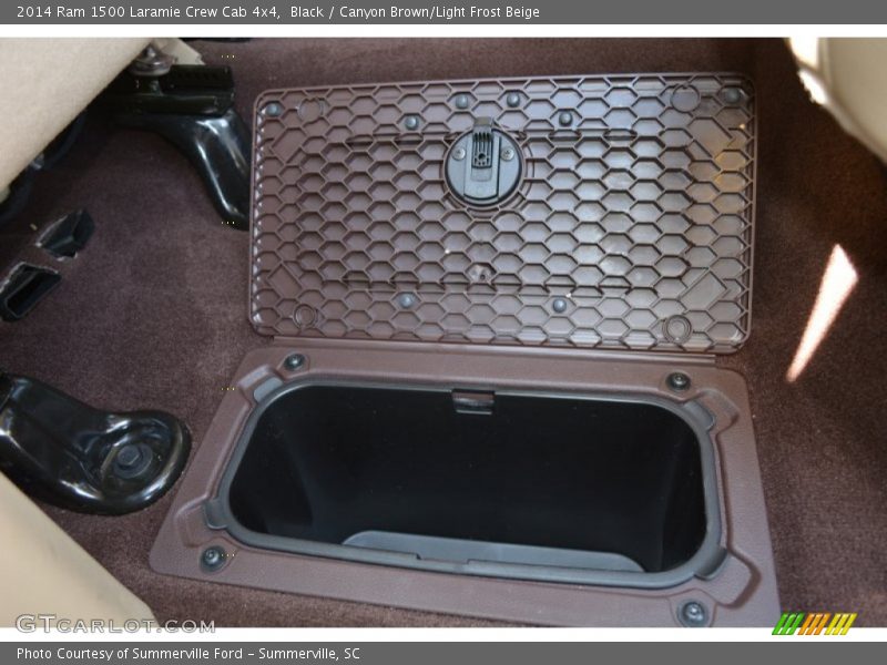 Black / Canyon Brown/Light Frost Beige 2014 Ram 1500 Laramie Crew Cab 4x4