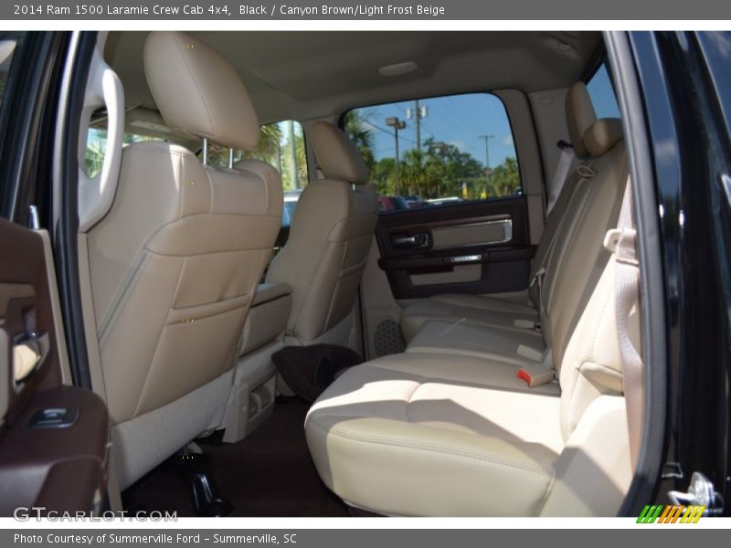Black / Canyon Brown/Light Frost Beige 2014 Ram 1500 Laramie Crew Cab 4x4