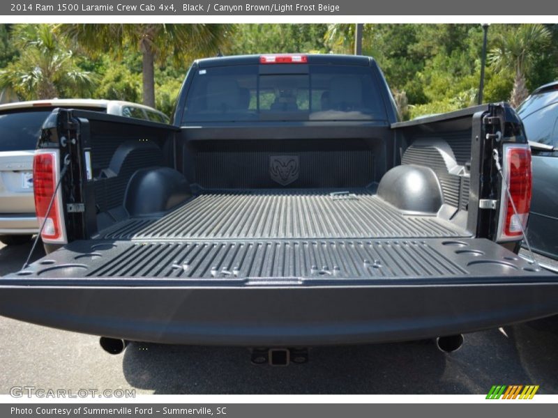 Black / Canyon Brown/Light Frost Beige 2014 Ram 1500 Laramie Crew Cab 4x4