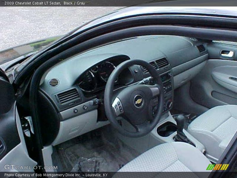 Black / Gray 2009 Chevrolet Cobalt LT Sedan