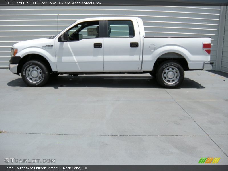 Oxford White / Steel Grey 2014 Ford F150 XL SuperCrew