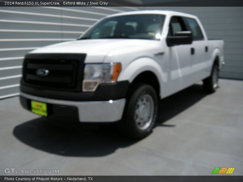 Oxford White / Steel Grey 2014 Ford F150 XL SuperCrew