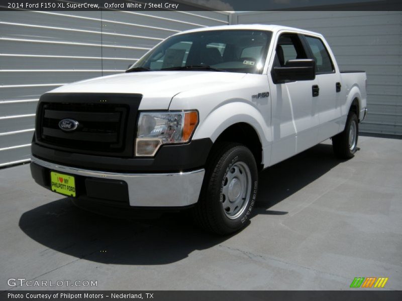 Oxford White / Steel Grey 2014 Ford F150 XL SuperCrew